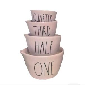 Rae Dunn Pink Measuring Cups Large Letters Christmas Easter Valentine